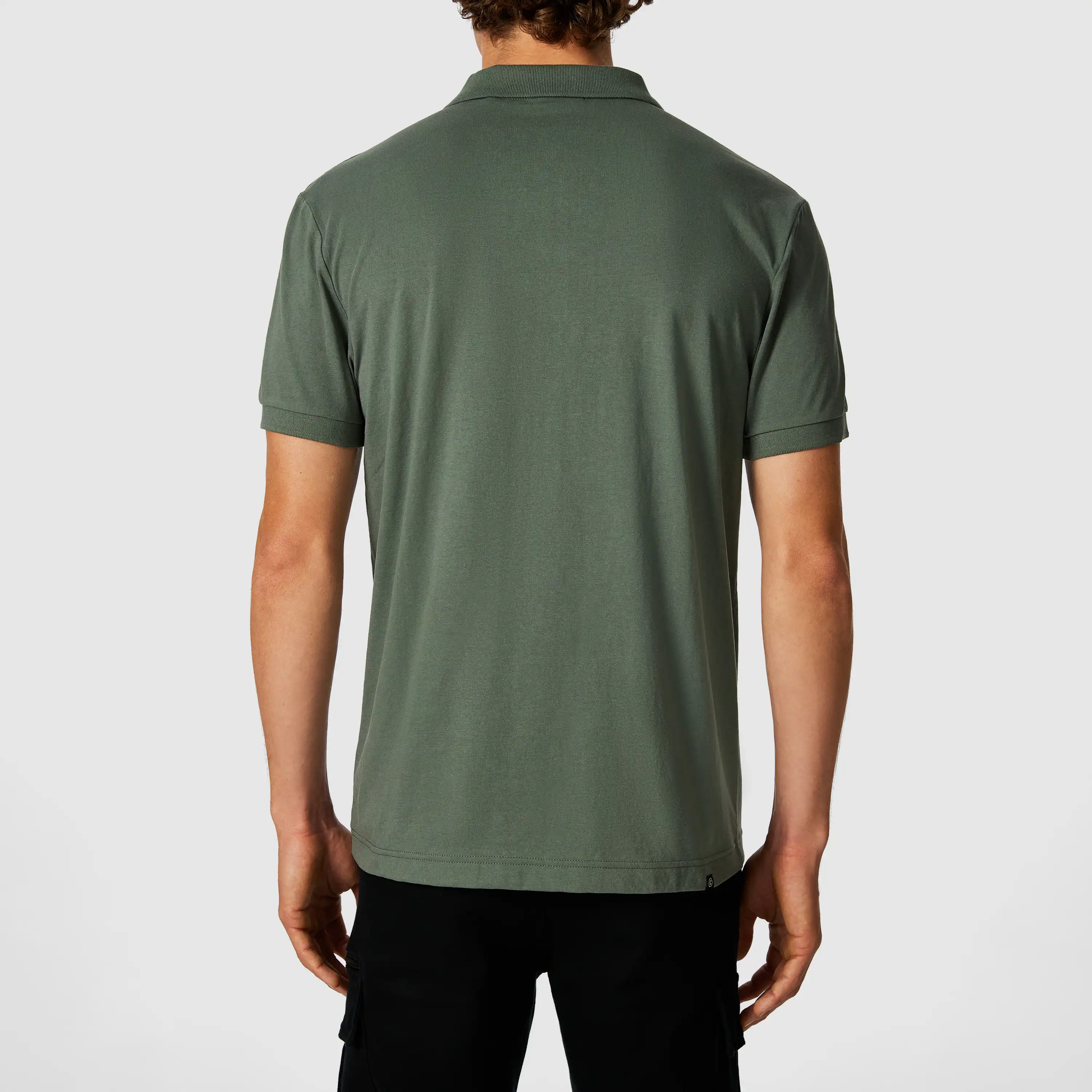 Green Hutchence Cotton Blend Polo Shirt - Green