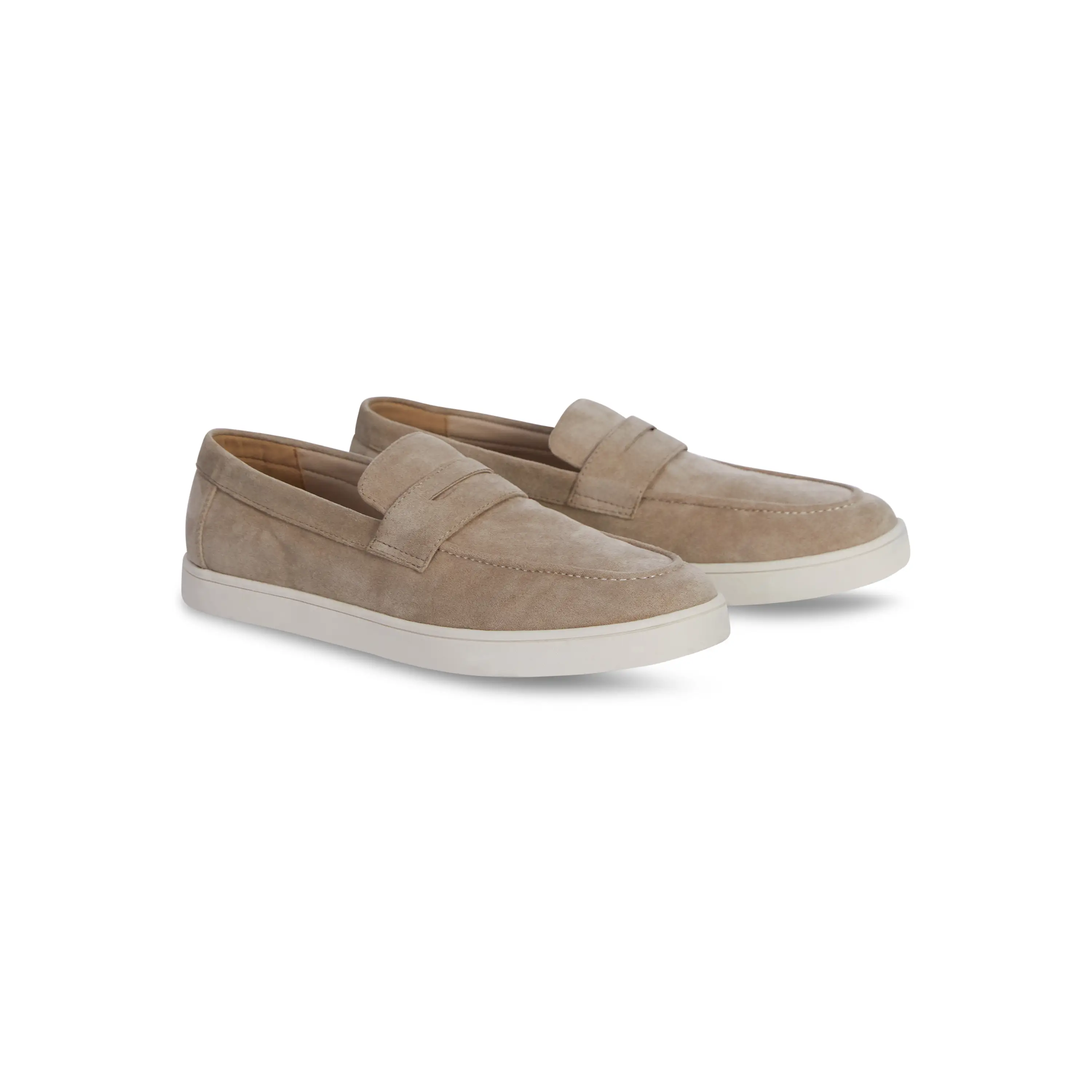 Sand Hester Mock Suede Slip On Loafer - Sand