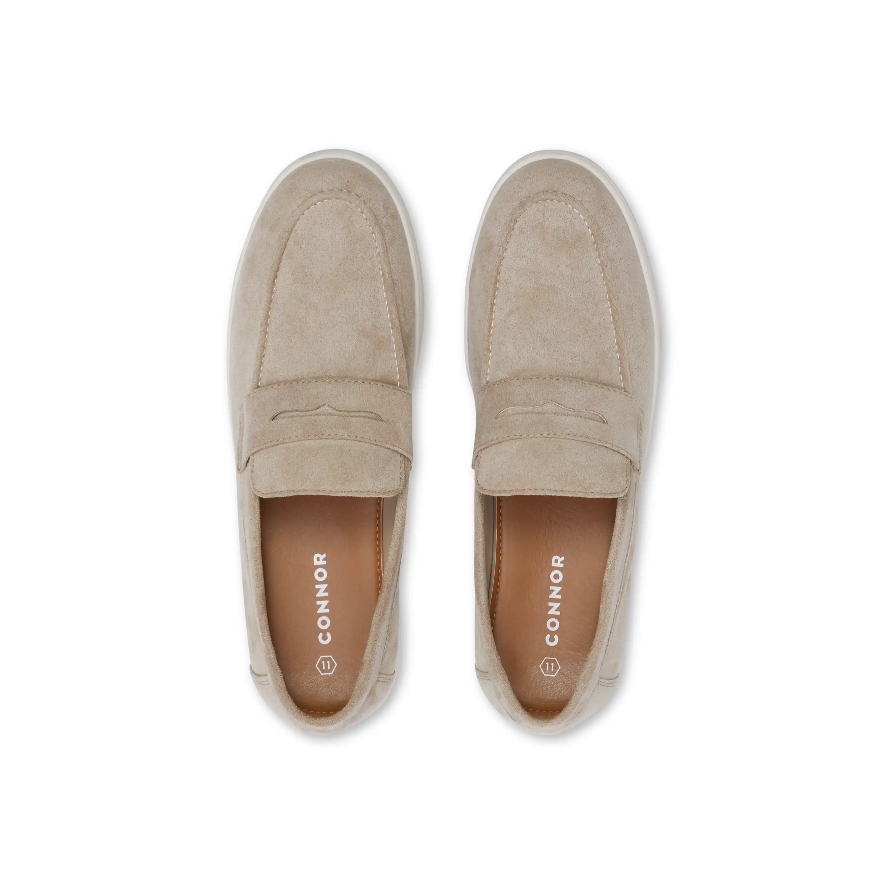 Sand Hester Mock Suede Slip On Loafer - Sand
