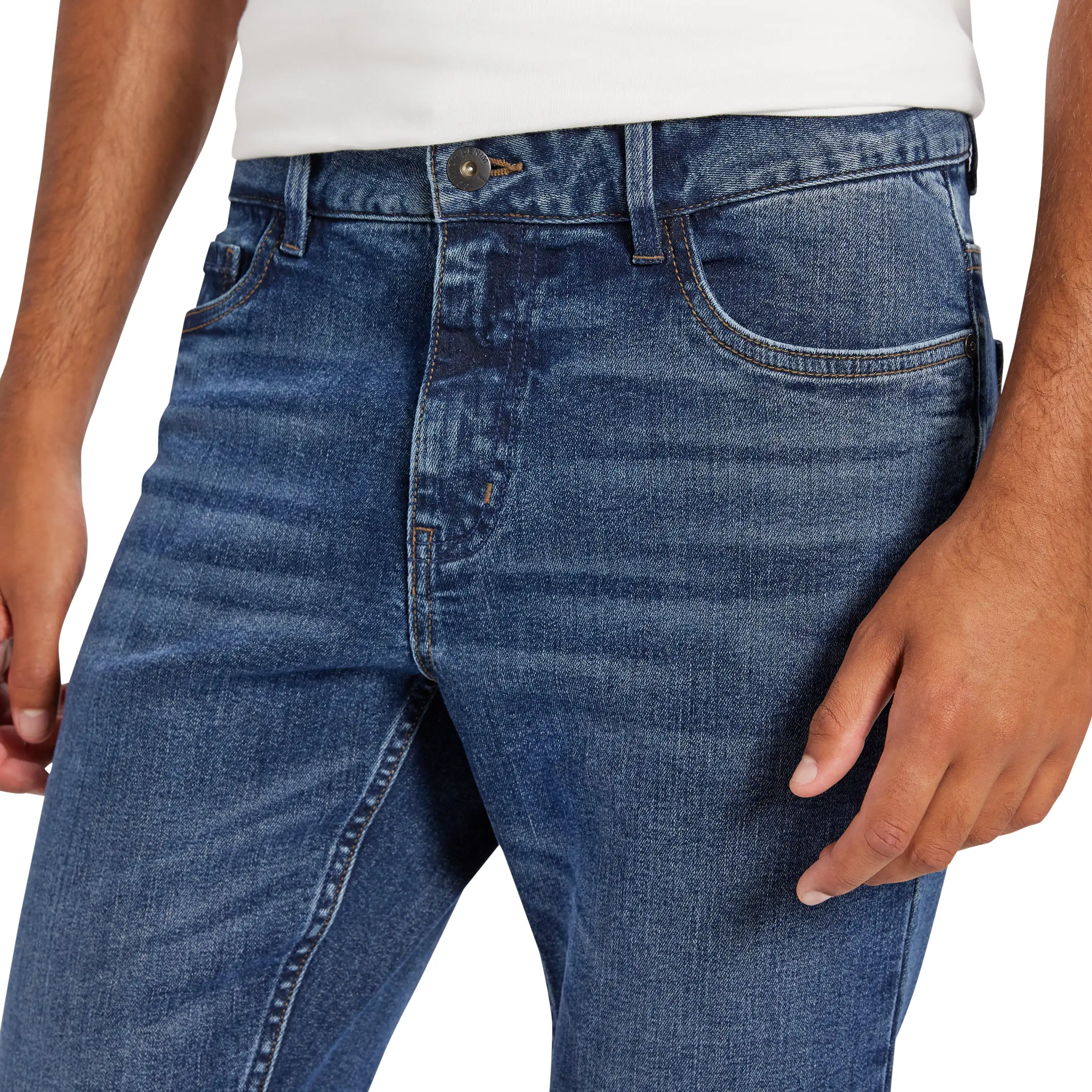 Mid Denim Galaxy Slim Stretch Jean - Mid Denim