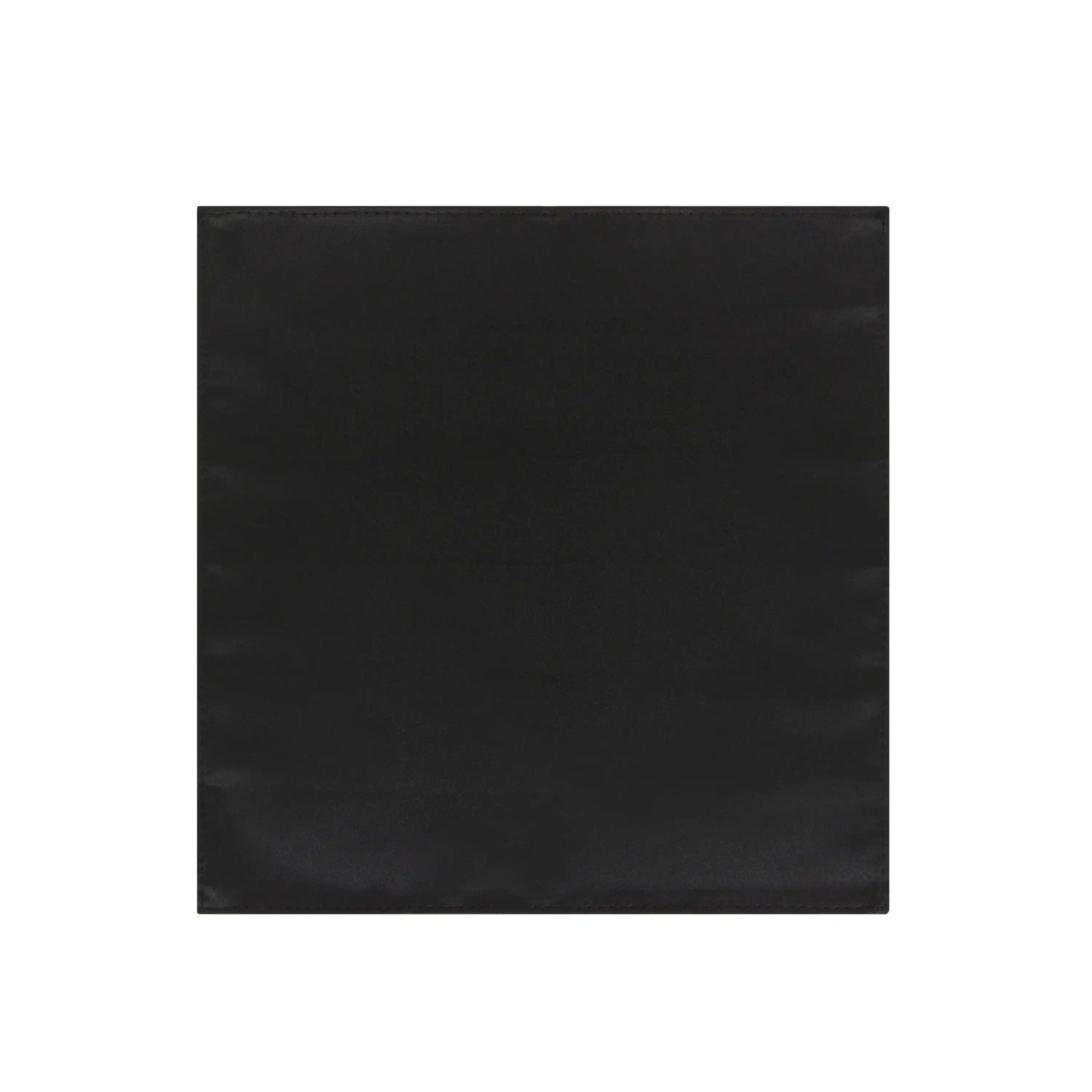 Black Pocket Square - Black