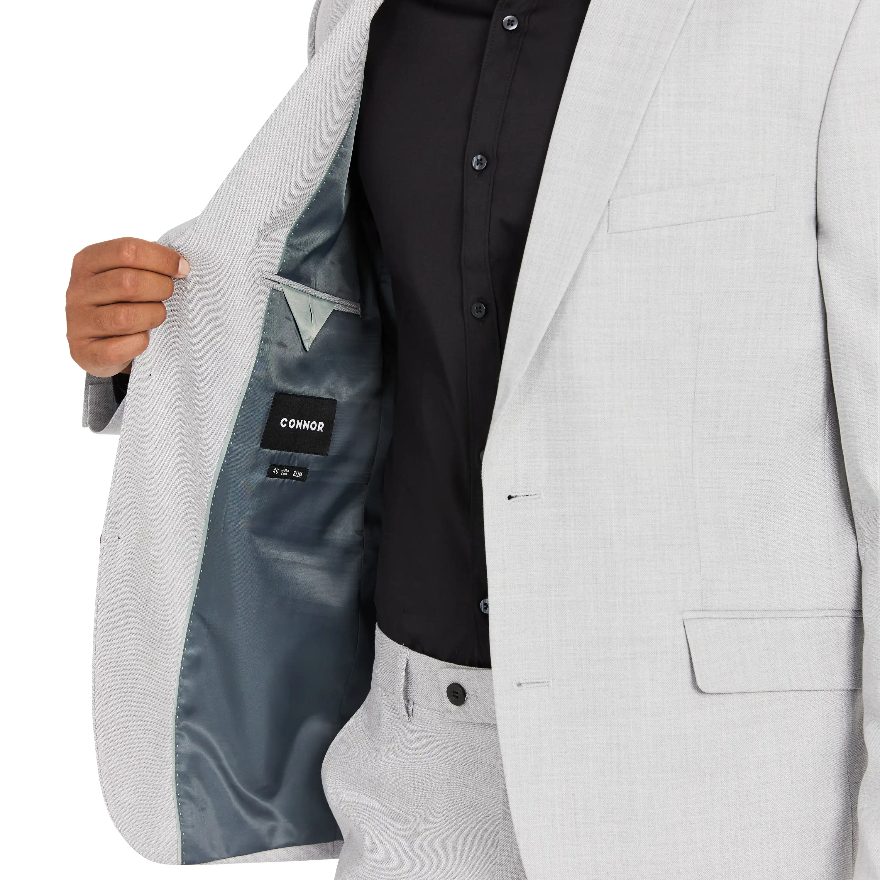 Light Grey Scotney Slim Suit