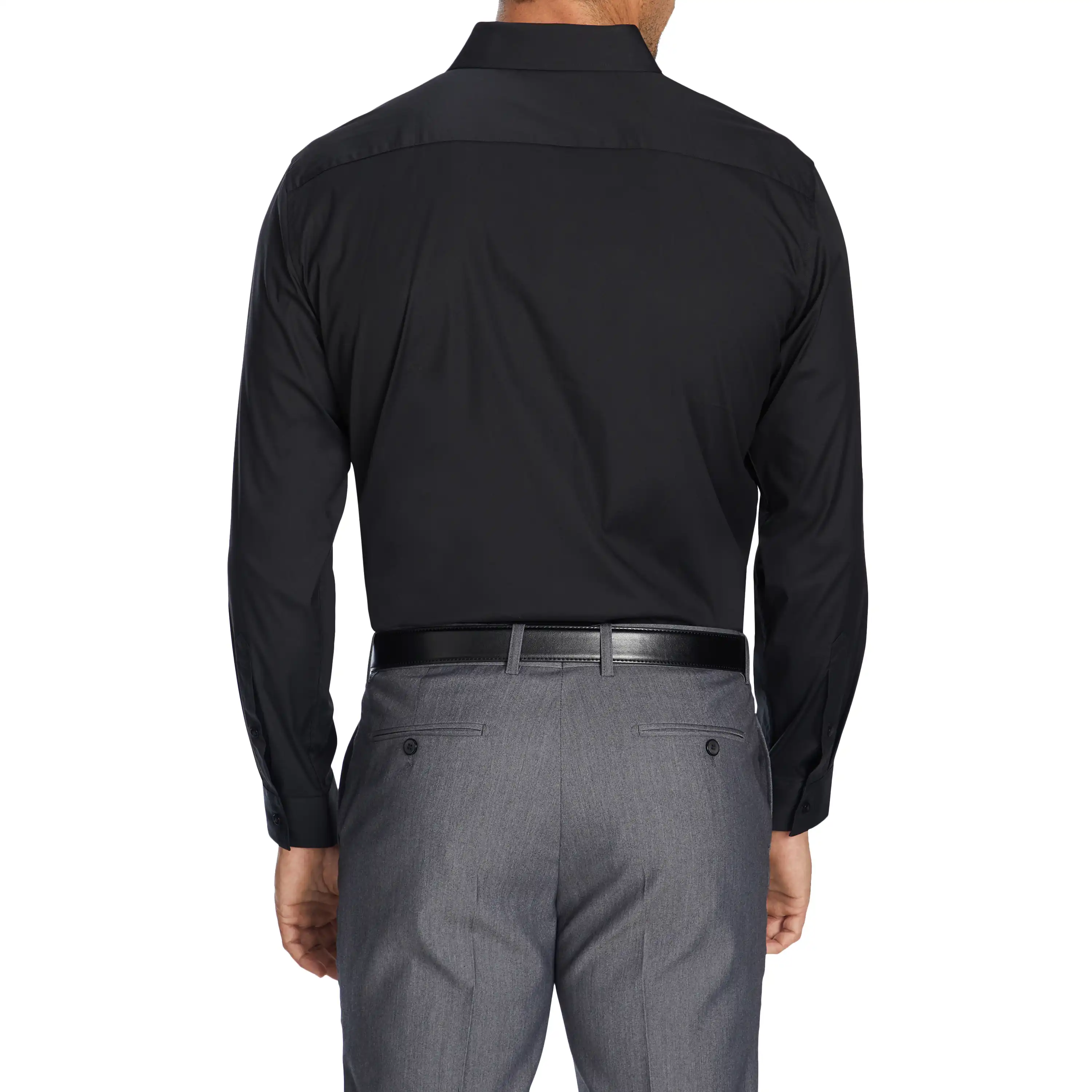 Black Cyrus Stretch Dress Shirt - Black