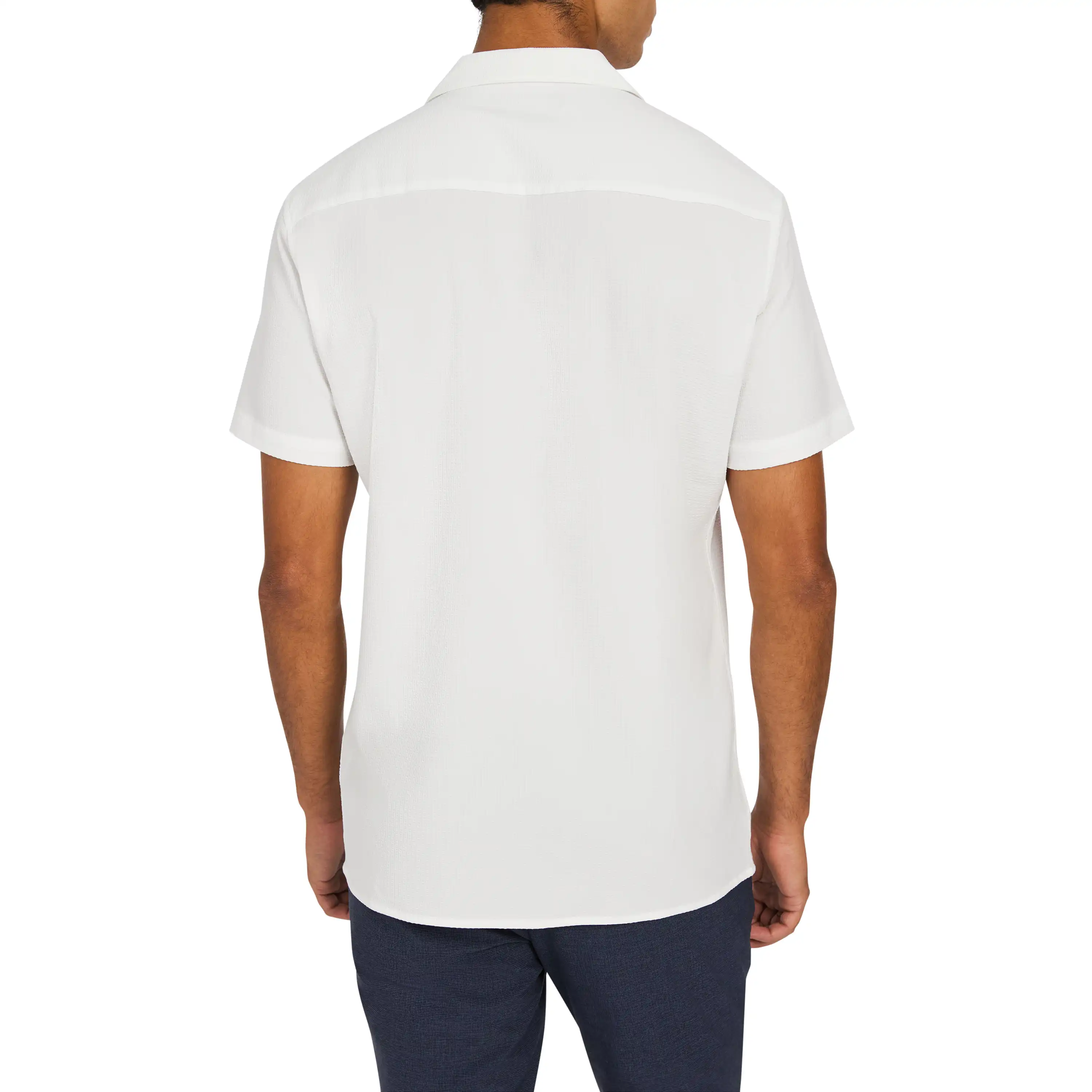 White Euston Stretch Shirt - White
