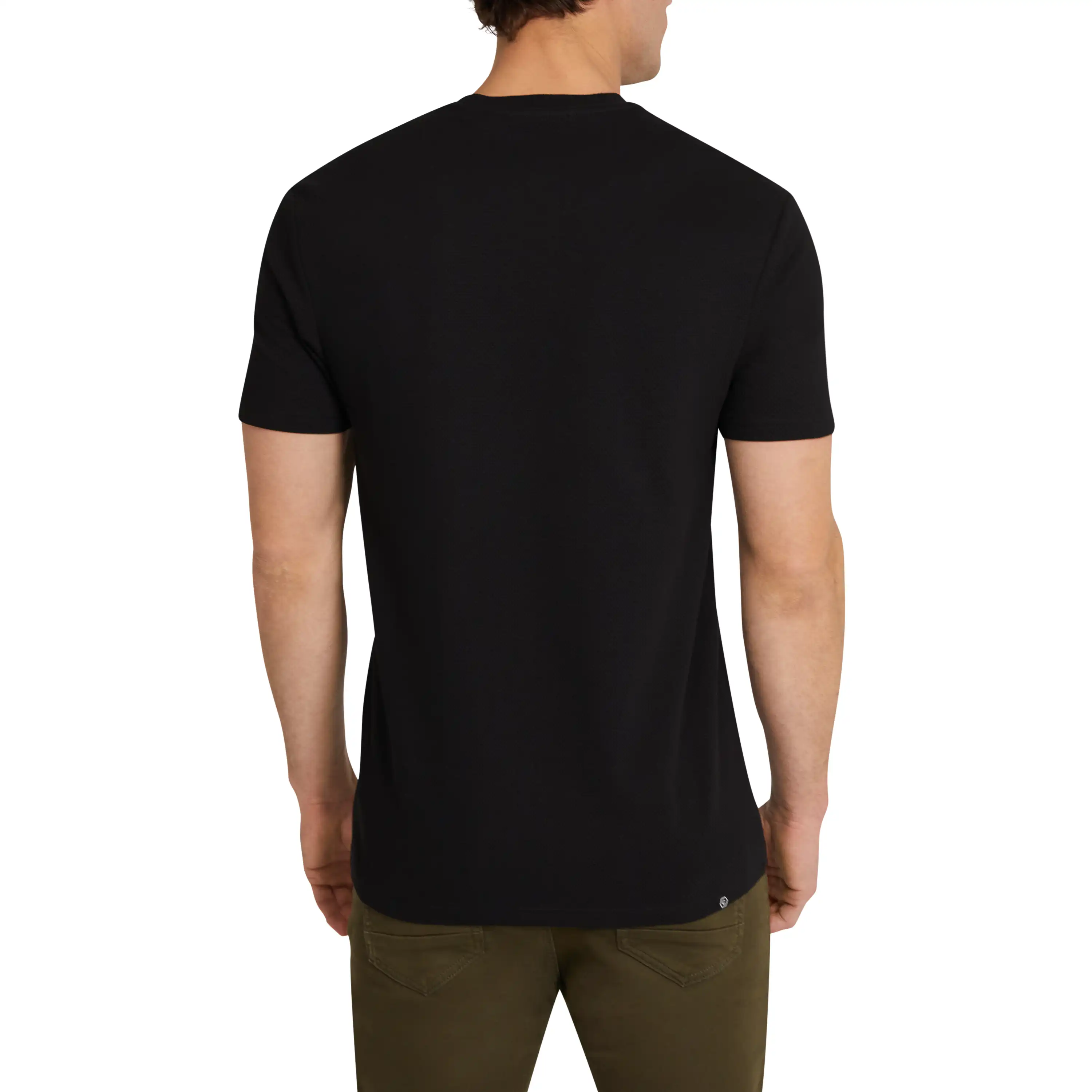 Black Denver Graphic Crew Neck Tee - Black