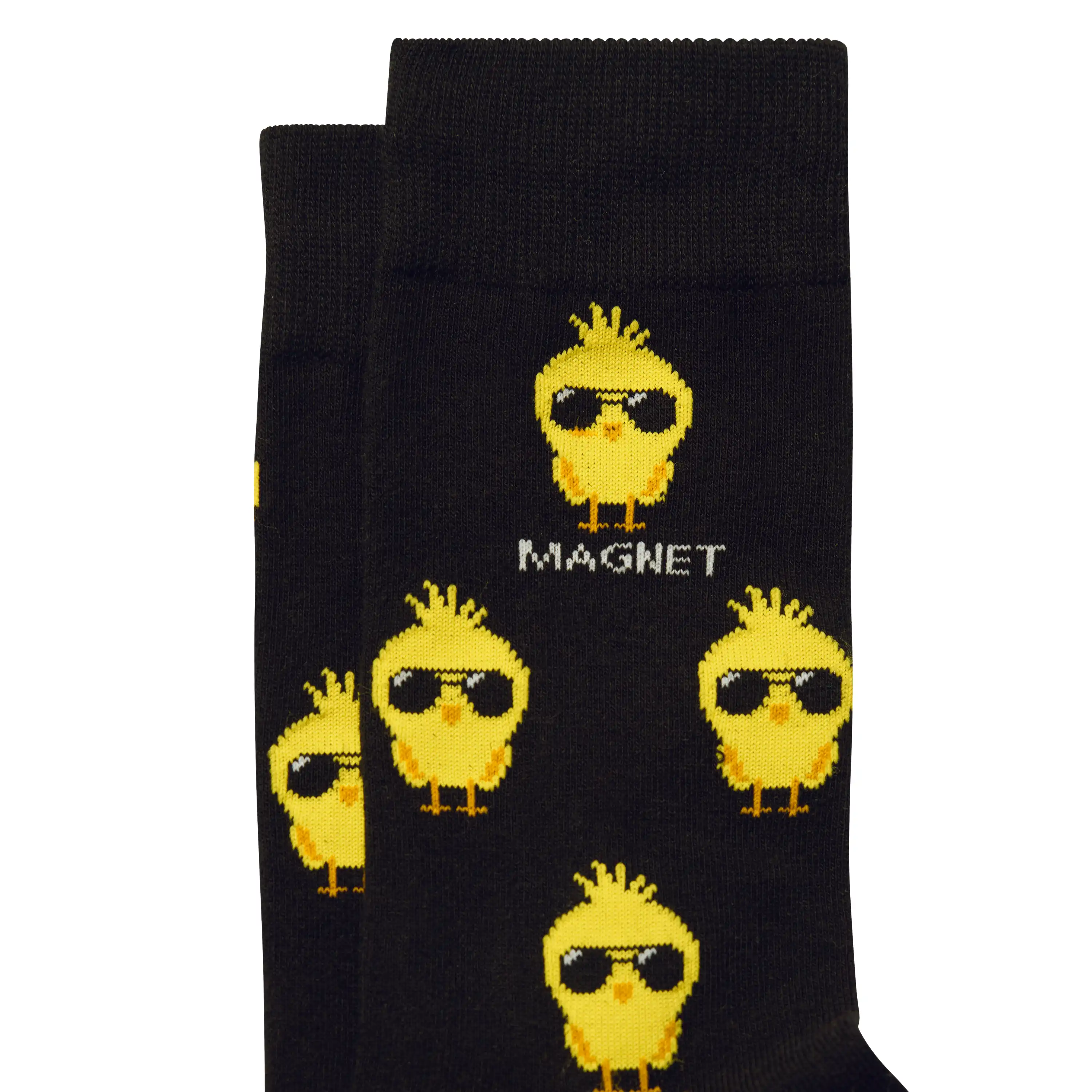 Black Chick Magnet Sock - Black
