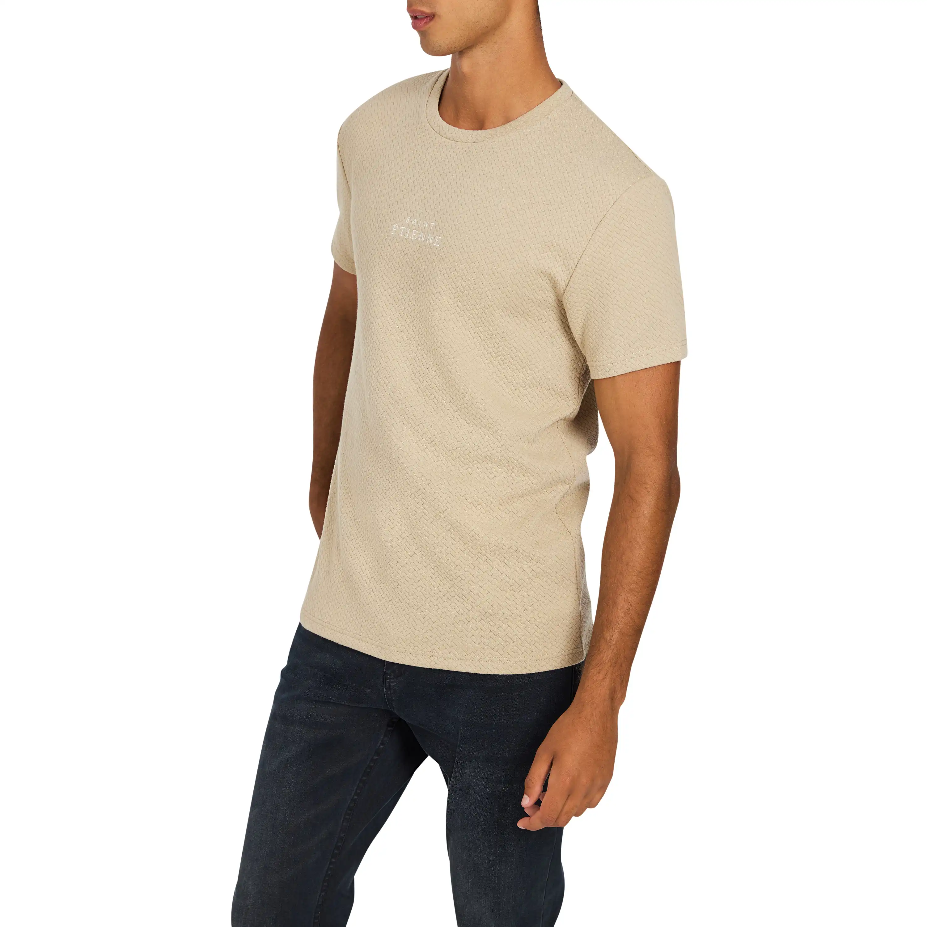 Beige Dolan Crew Tee - Beige