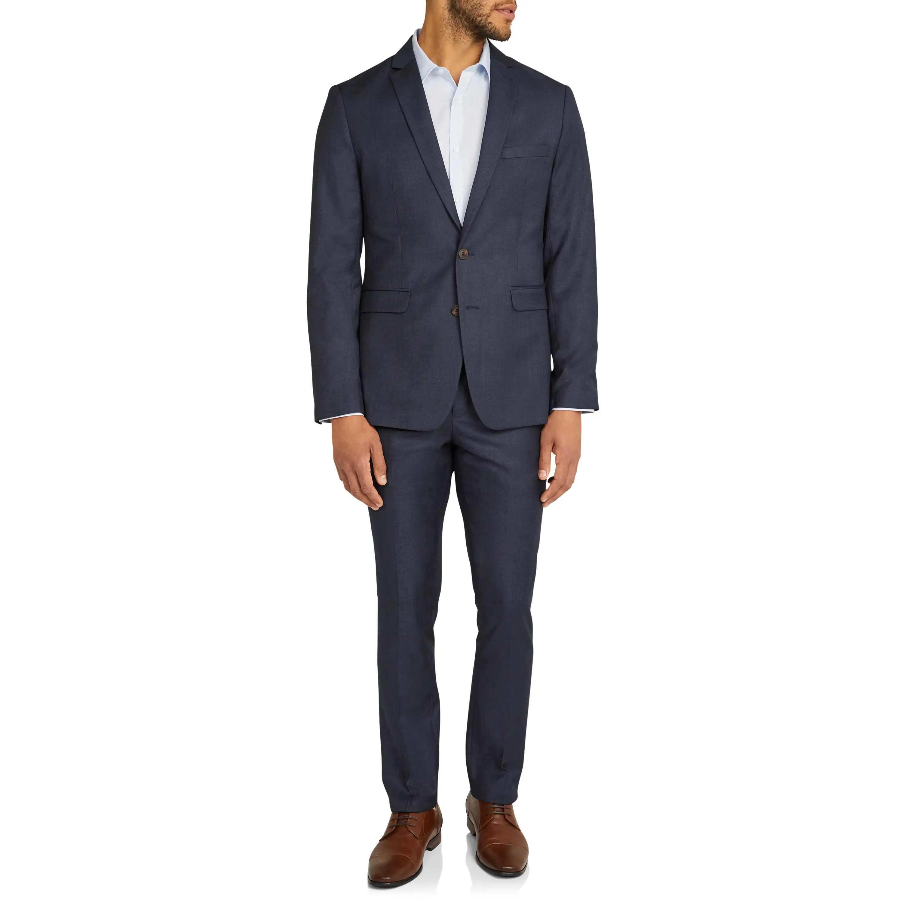 Steel Formosa Skinny Suit Jacket - Steel
