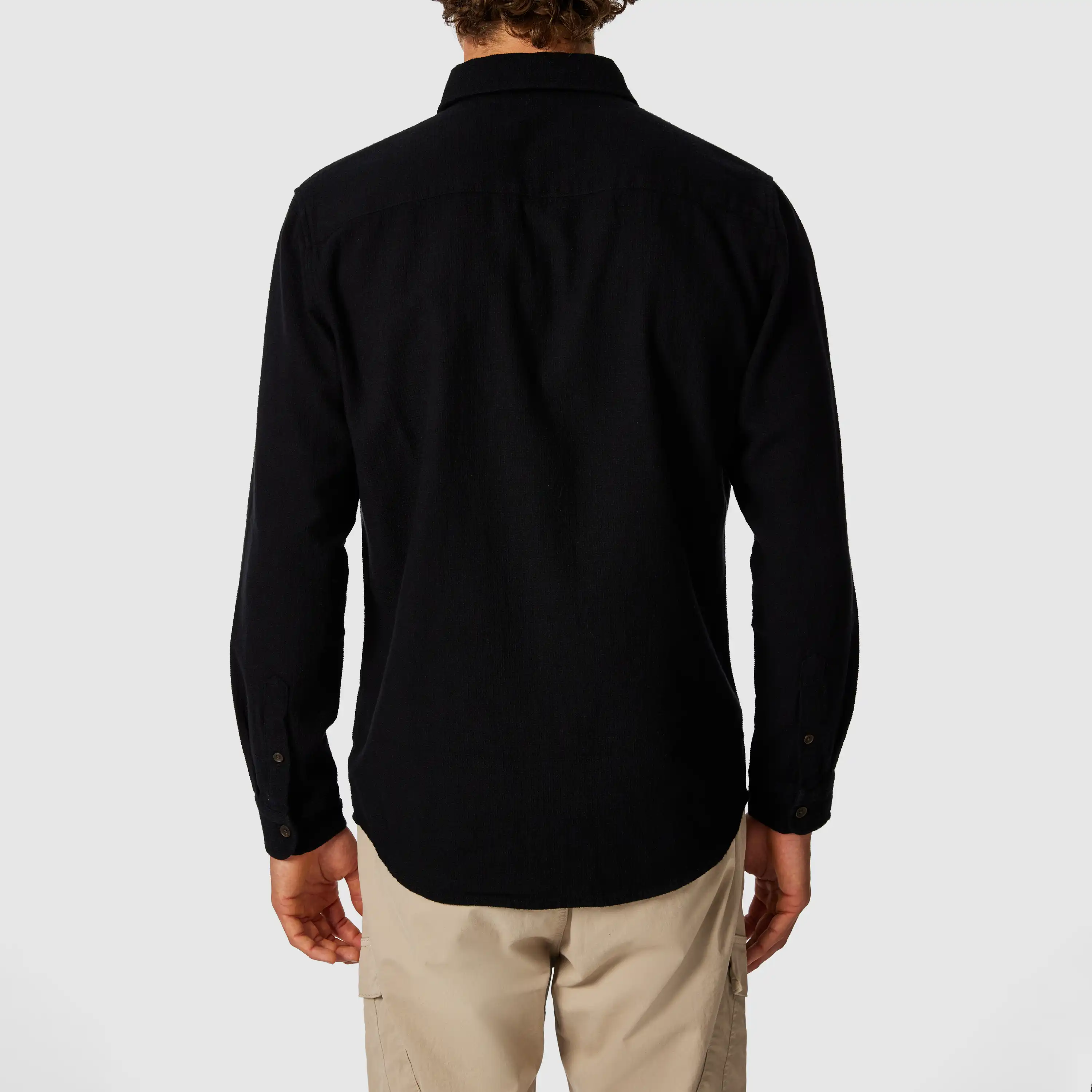 Black Florida Slim Casual Shirt - Black