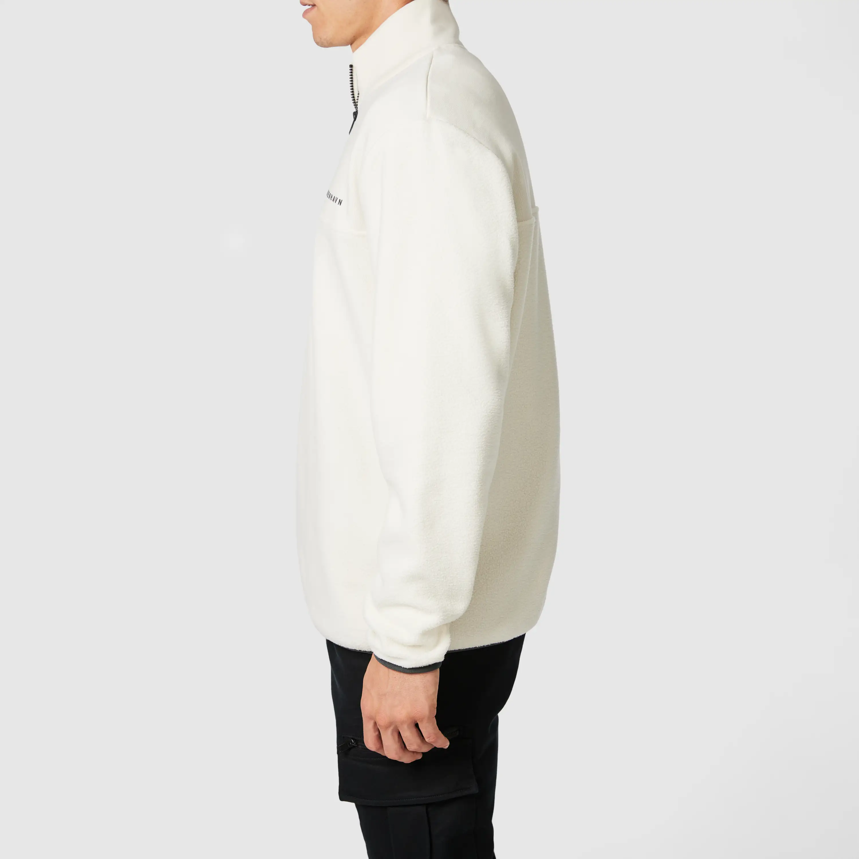 Stone Ridge Quarter Zip Fleece Sweat - Stone