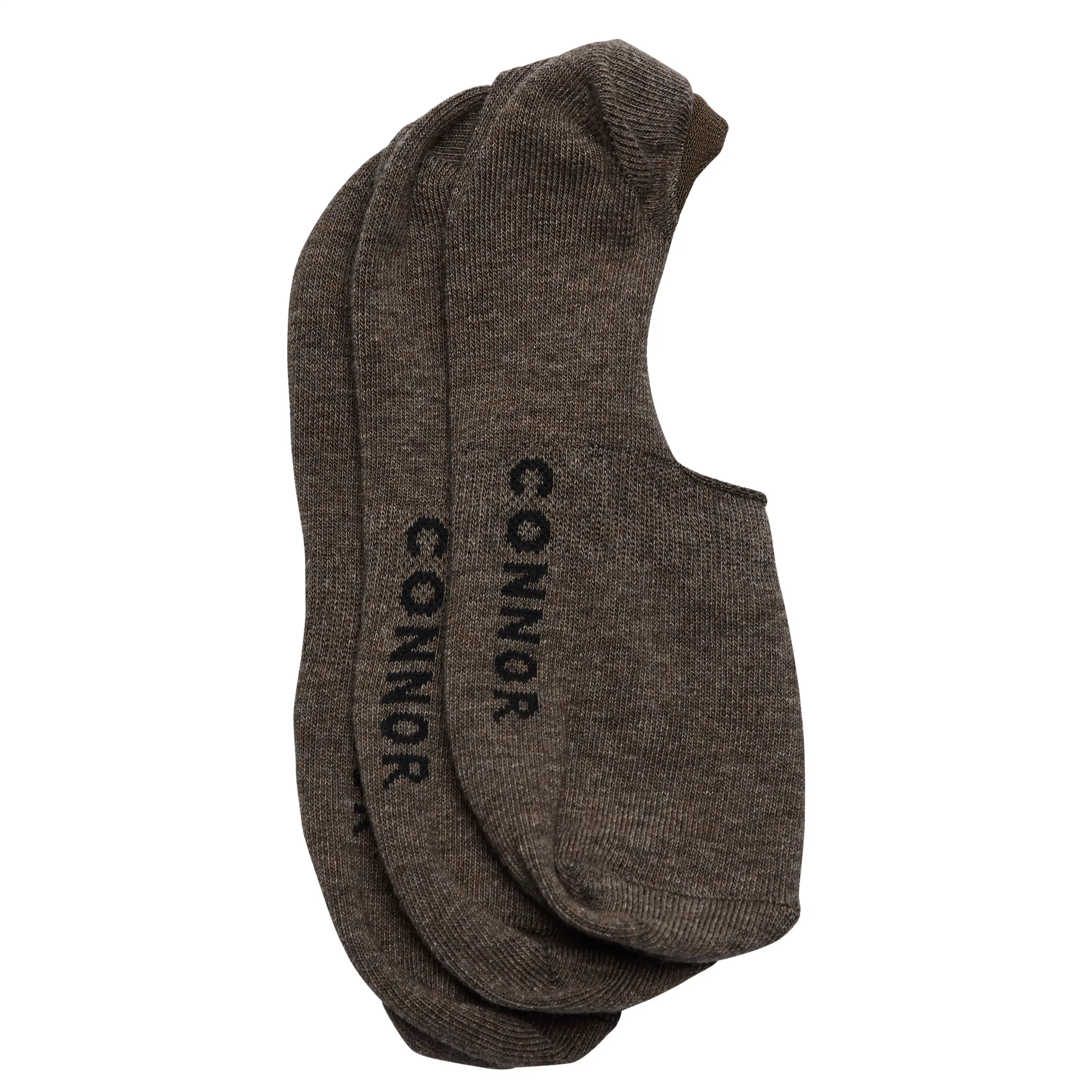 Taupe 3 Pk Cruise Sock - Taupe