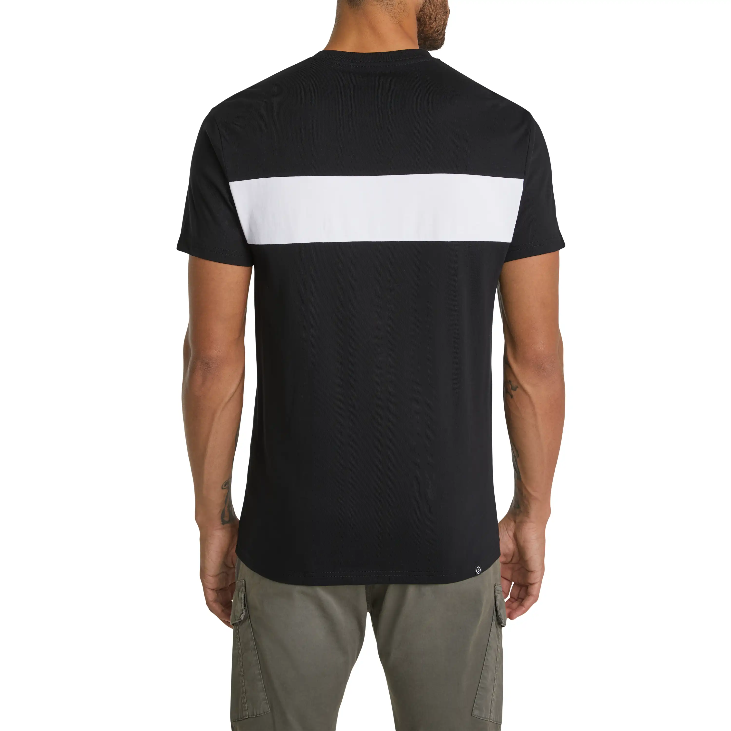 Black Nolan Graphic Crew Neck Tee - Black