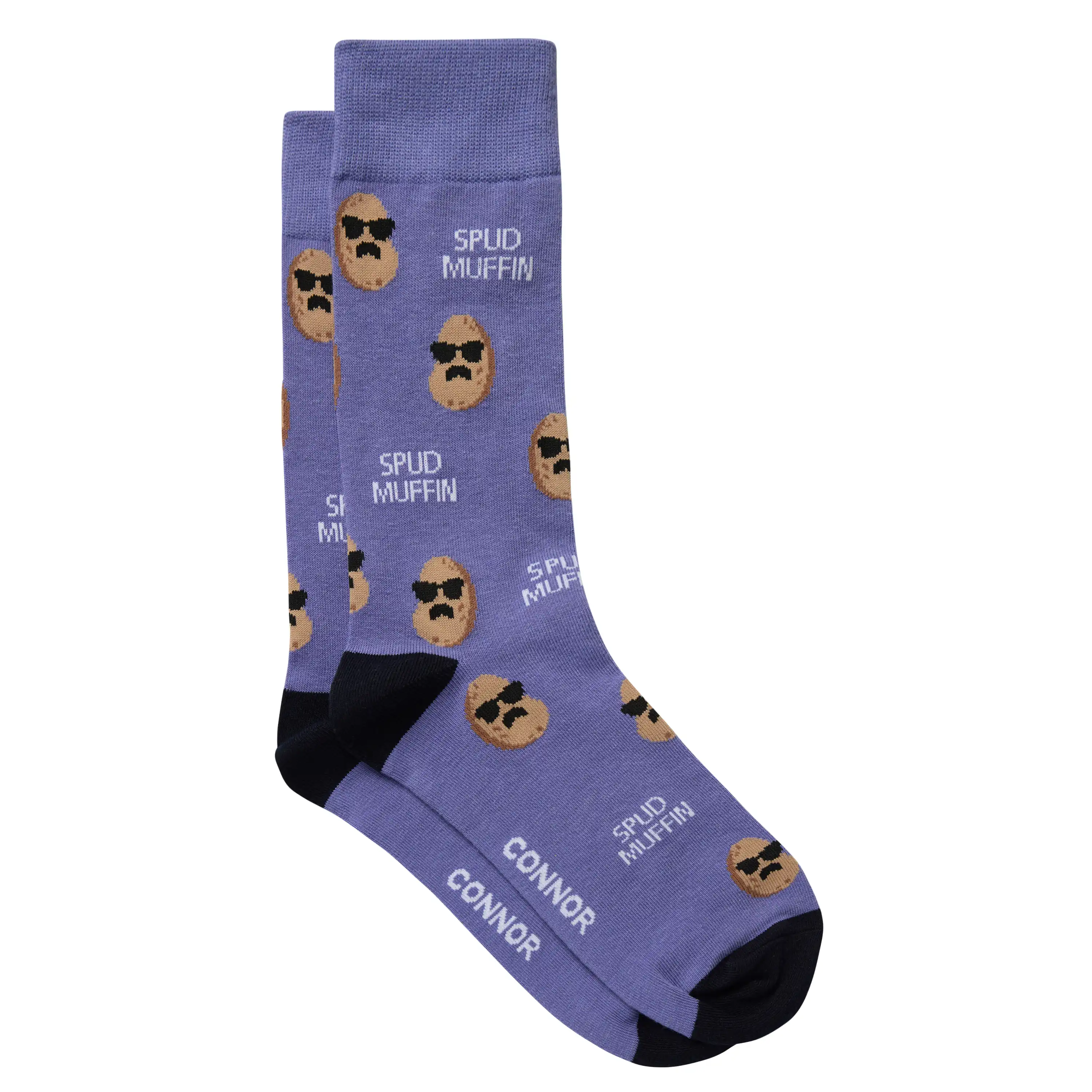 Lilac Spud Muffin Sock - Lilac