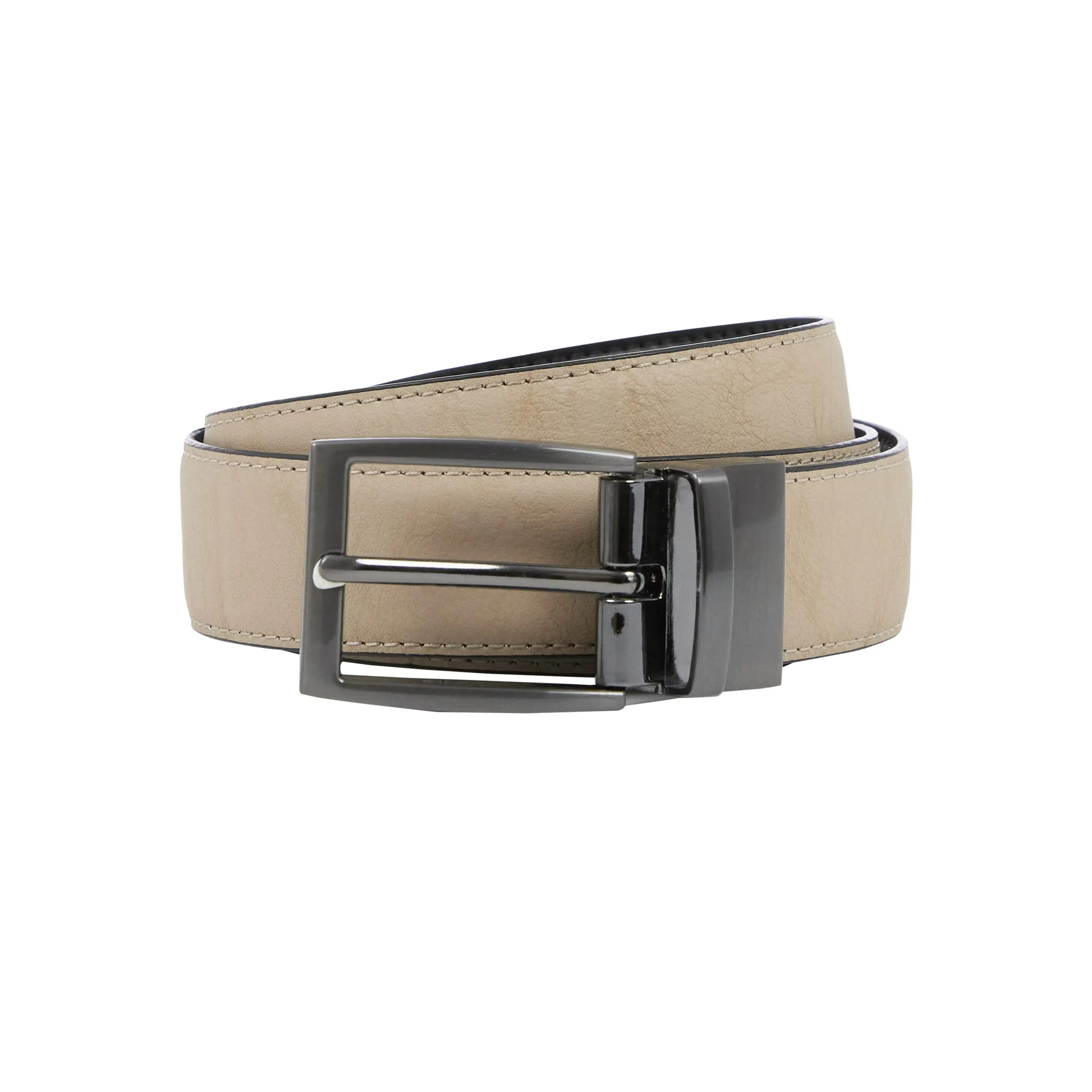 Black Bone Yarrow Reversible Belt - Black Bone
