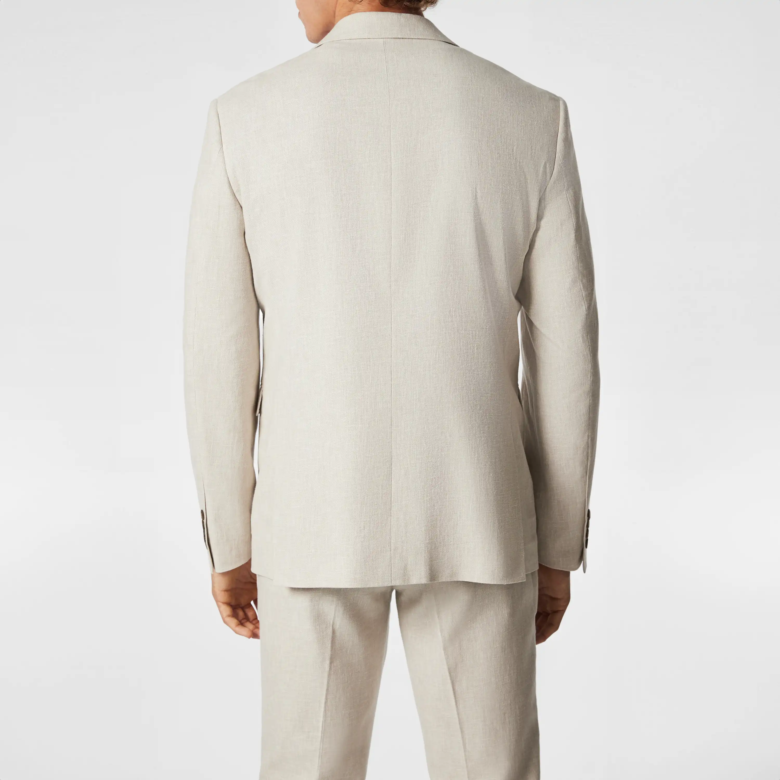 Sand Harper Slim Suit Jacket - Sand