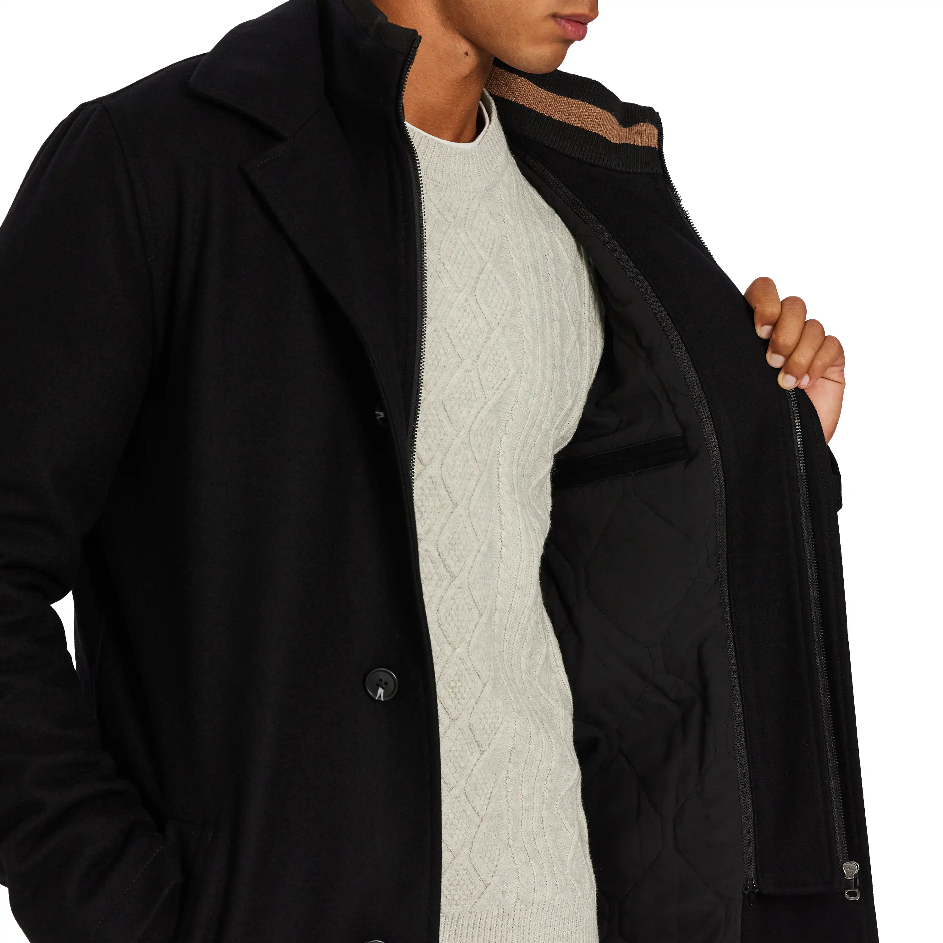 Black Mentor Coat - Black