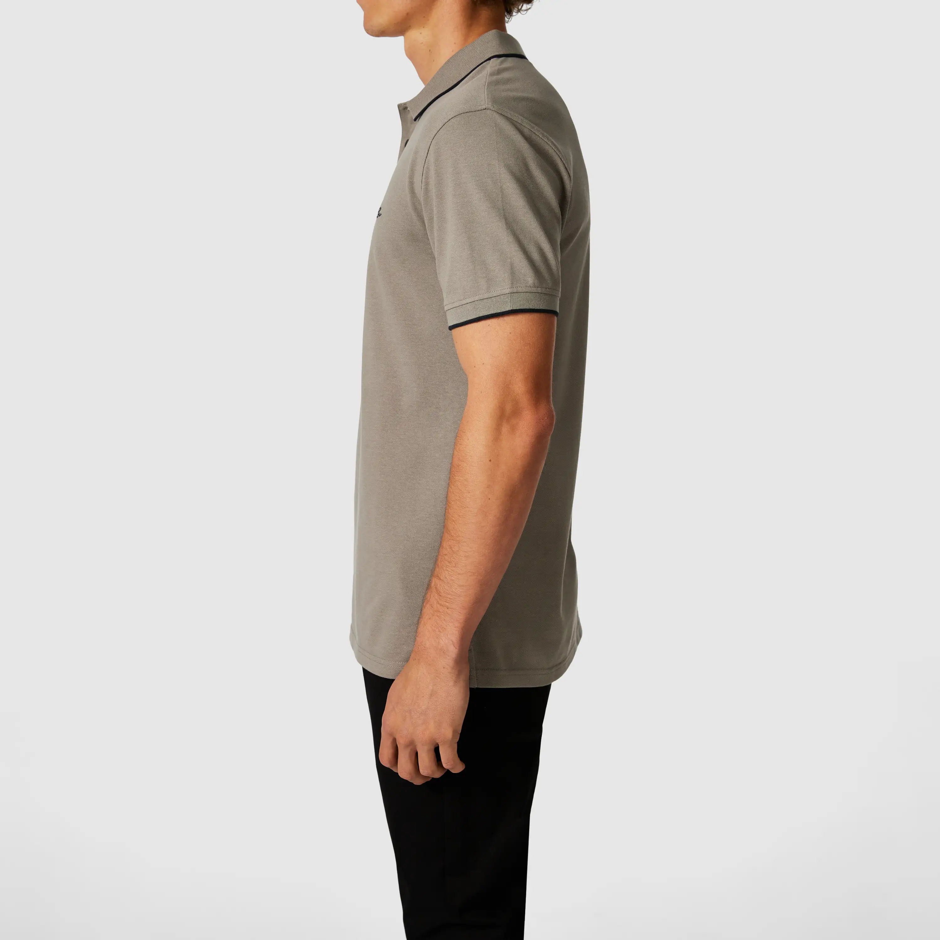 Light Brown Lombard Cotton Blend Polo Shirt - Light Brown