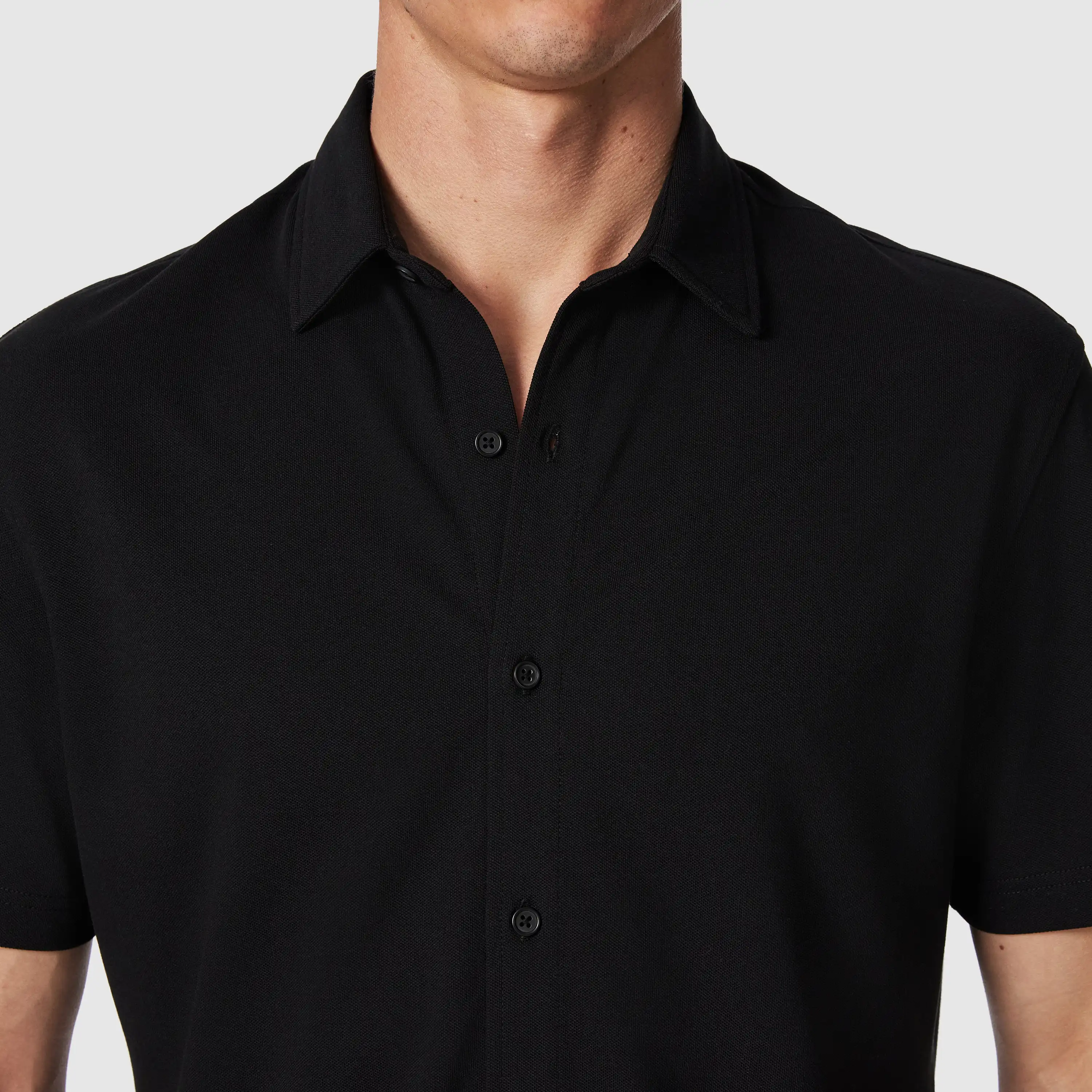 4365-black-hanover-stretch-short-sleeve-shirt-black-1.webp