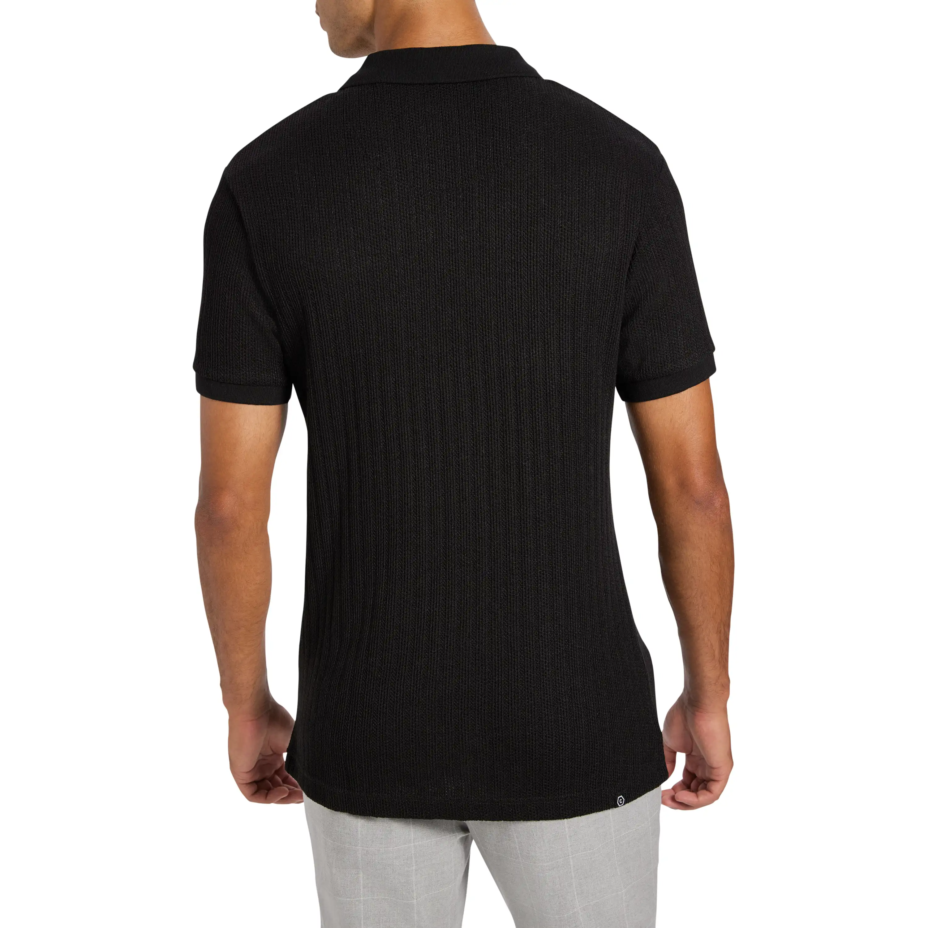 Black Finley Smart Polo - Black