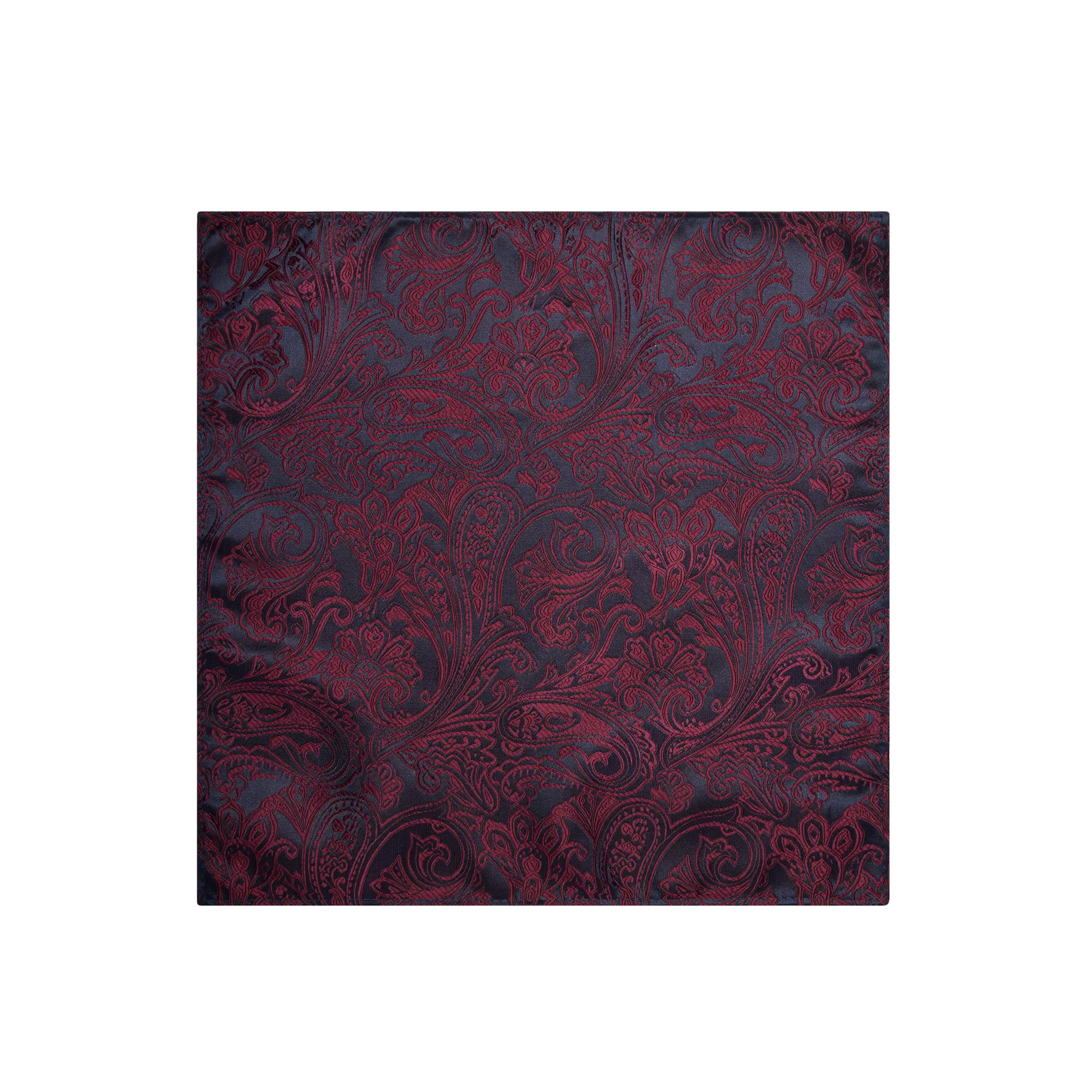 Wine Reversible Pocket Square - Wine