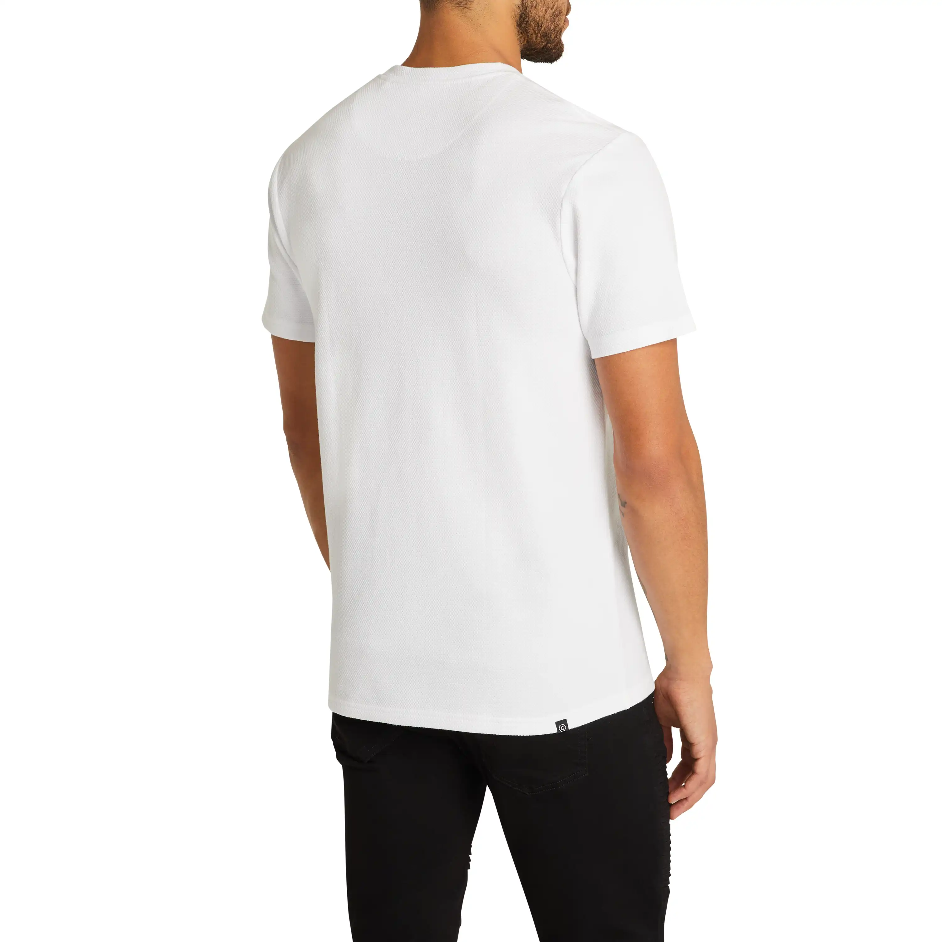 White Soren Graphic Crew Neck Tee - White