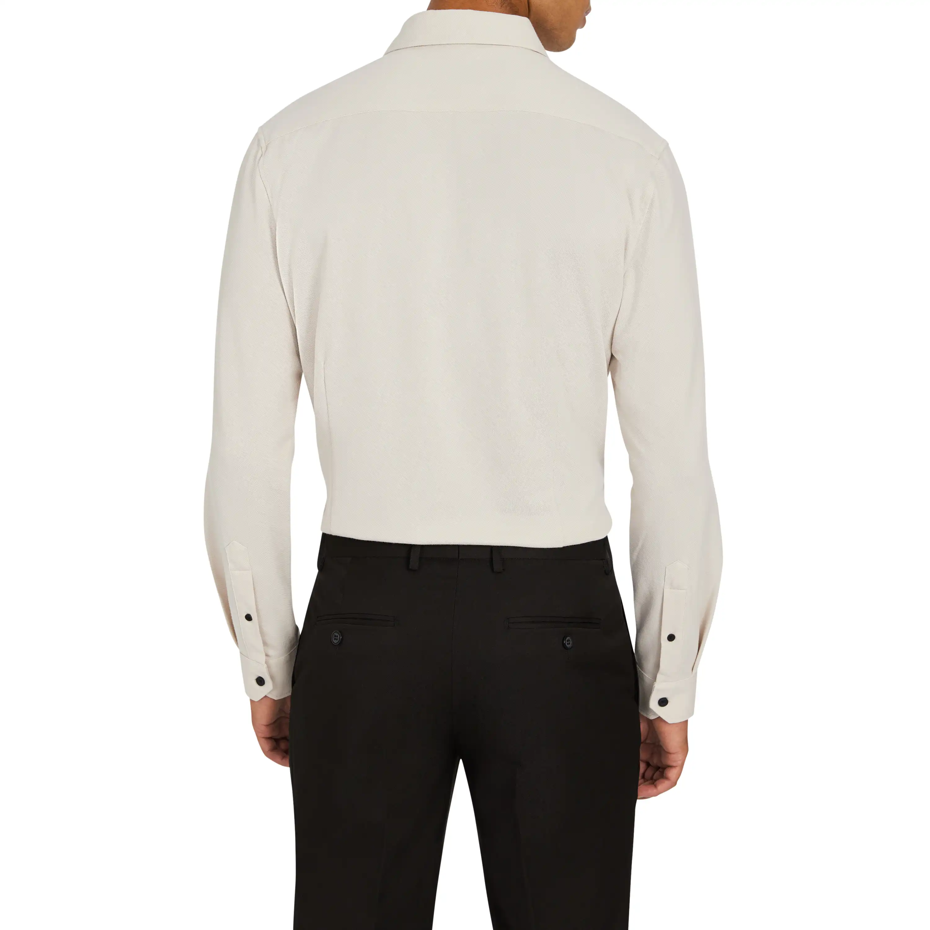 Sand Harlan Super Stretch Slim Shirt - Sand