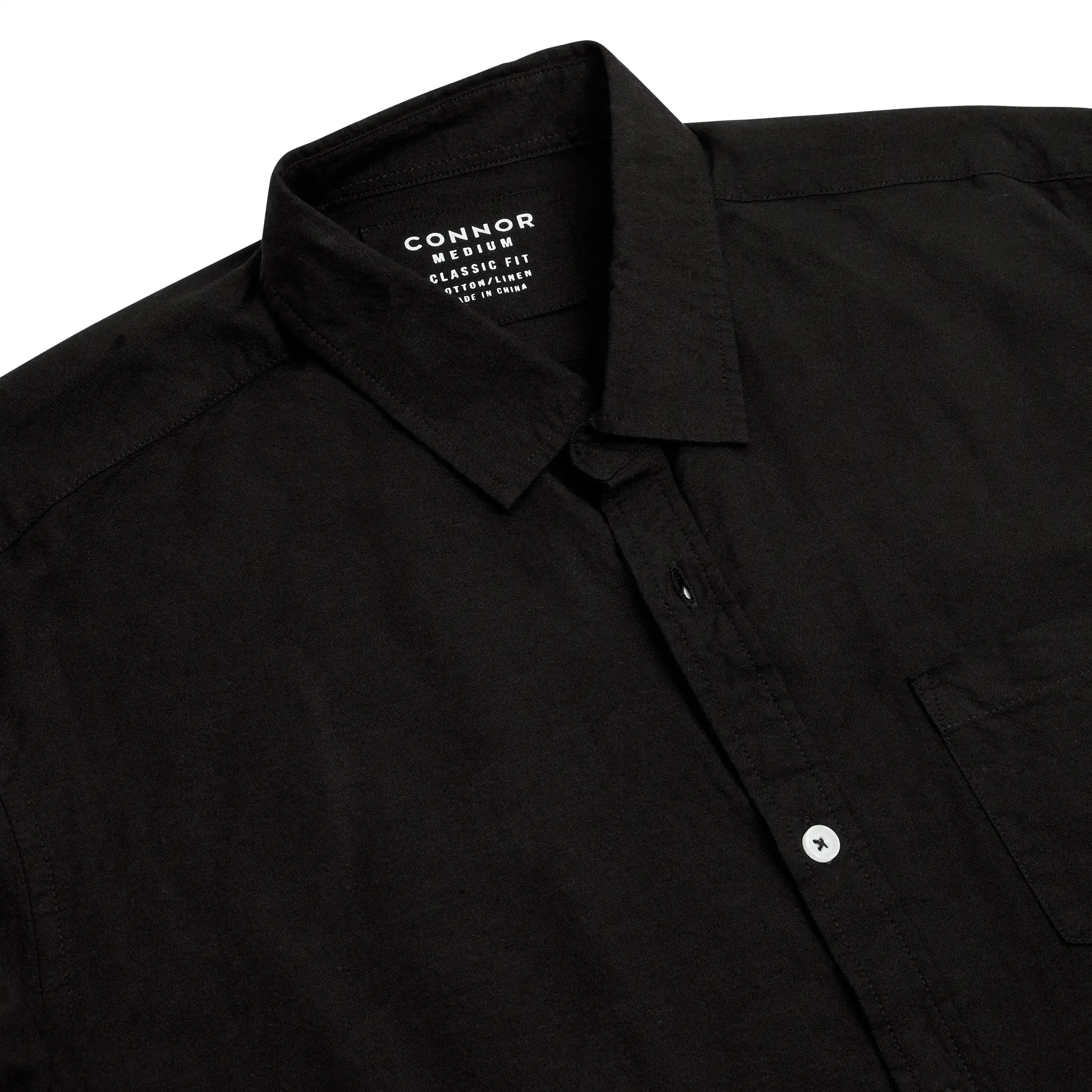 538-black-albany-cotton-linen-casual-shirt-black-1.webp