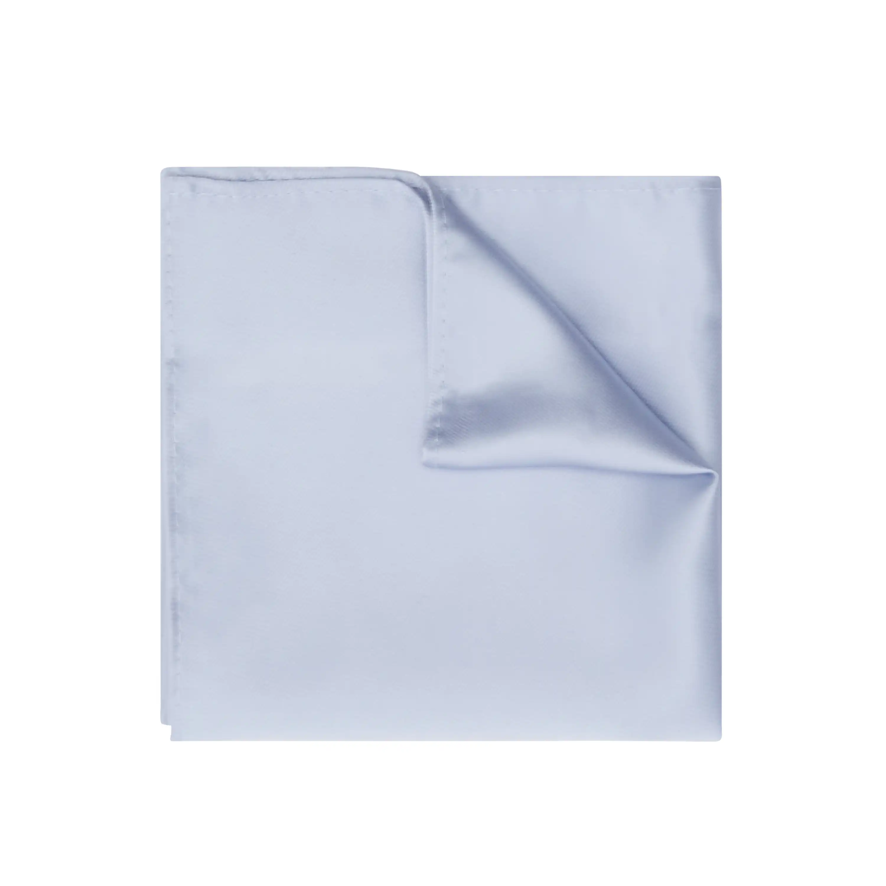 Light Blue Plain Pocket Square - Light Blue