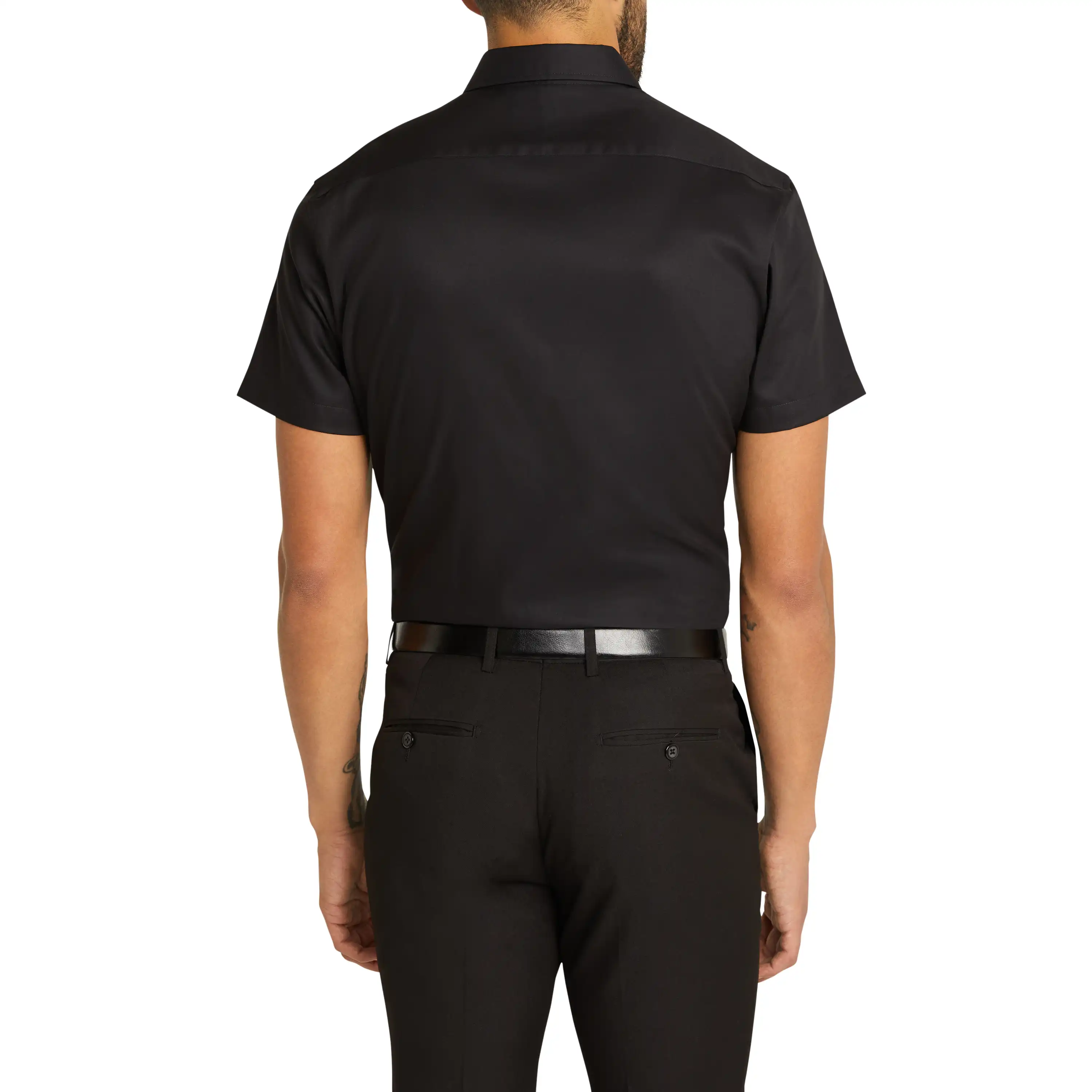 Black London Slim Shirt - Black