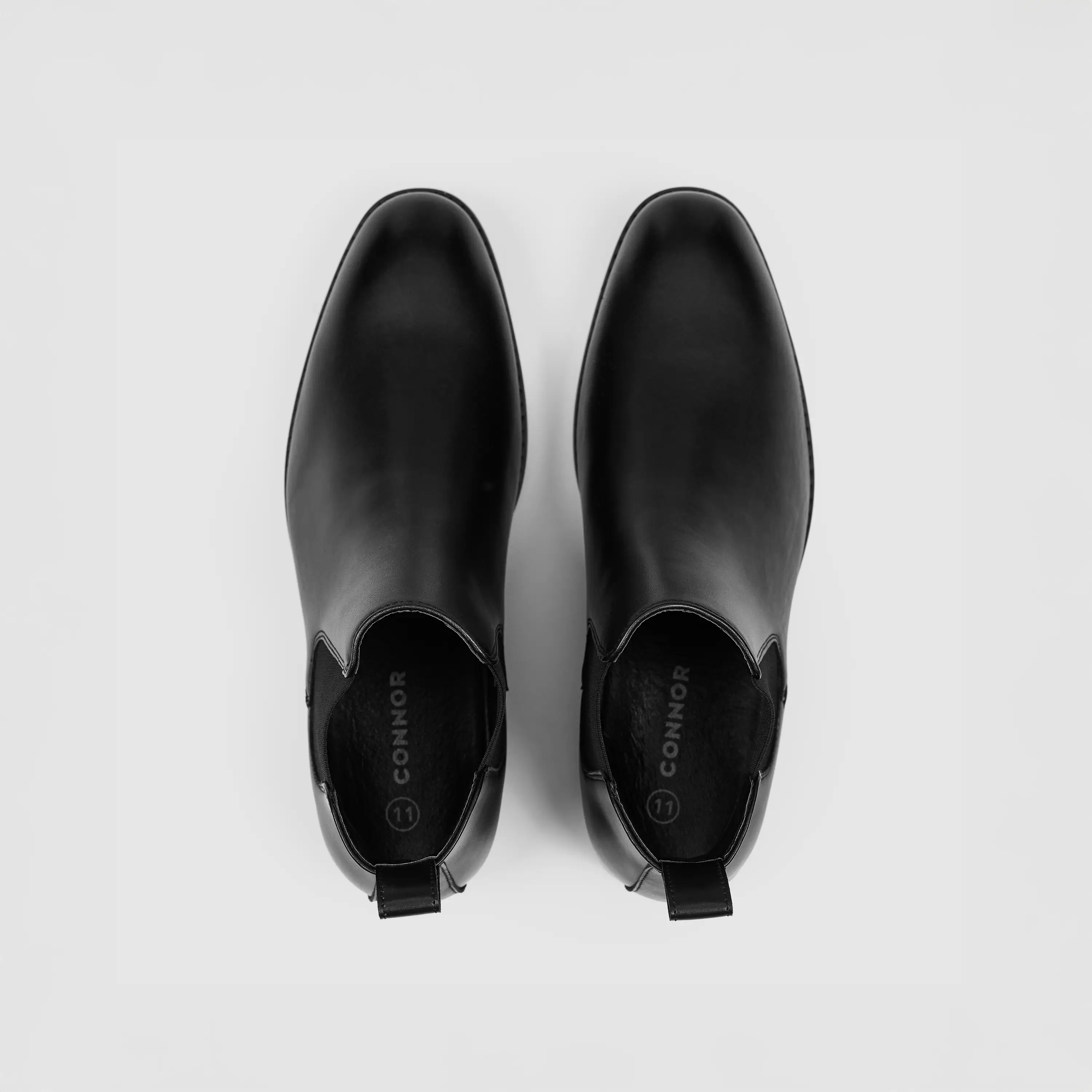 Black Brent Faux Leather Boot - Black