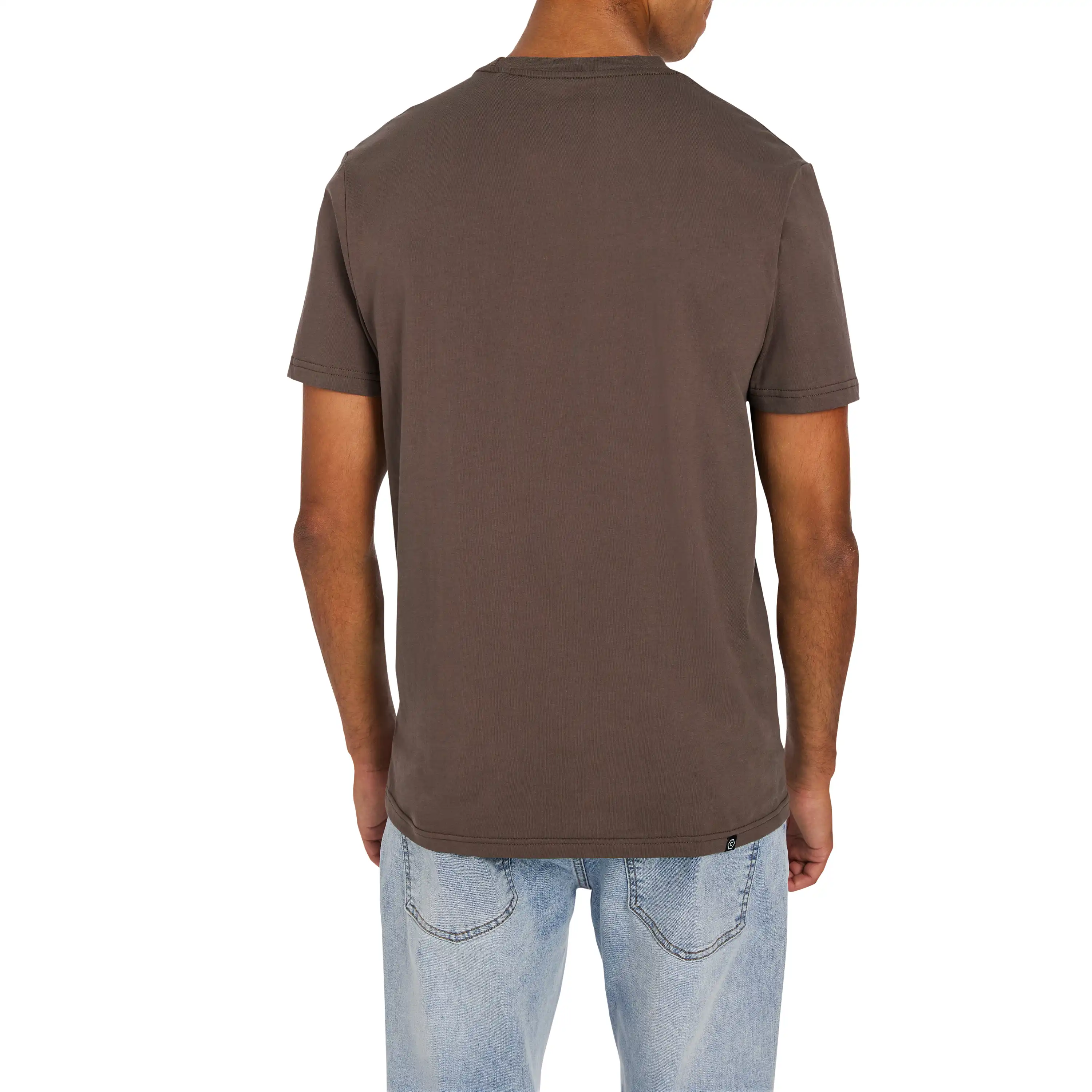 Brown Khai Graphic Crew Neck Tee - Brown