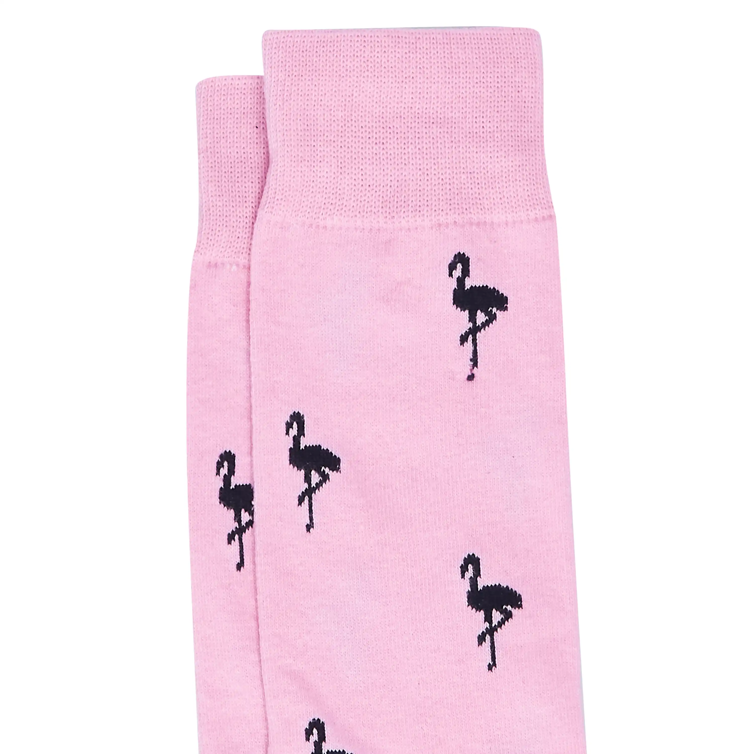 Pink Flamingo Sock - Pink