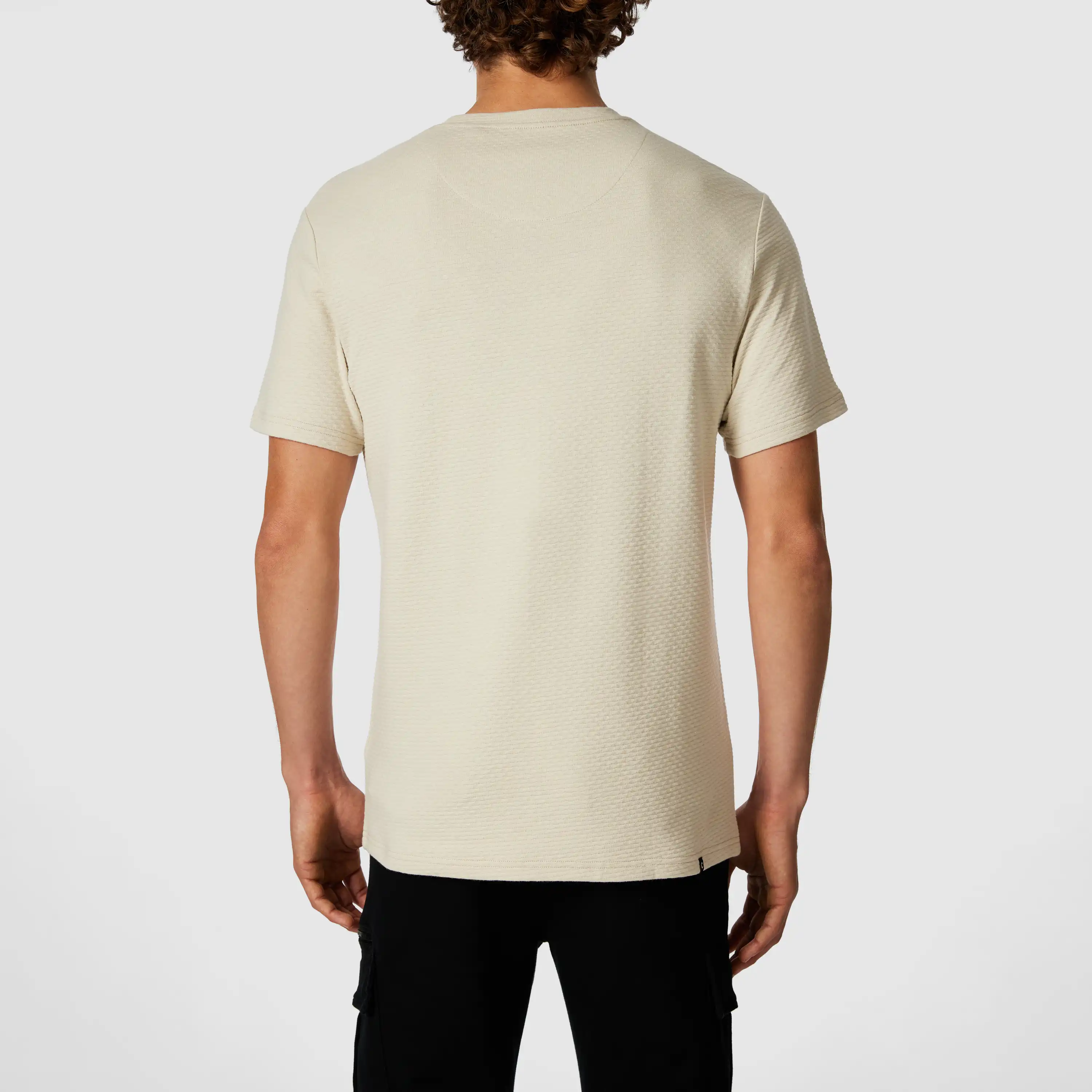 Sand Robert Crew Neck Tee - Sand