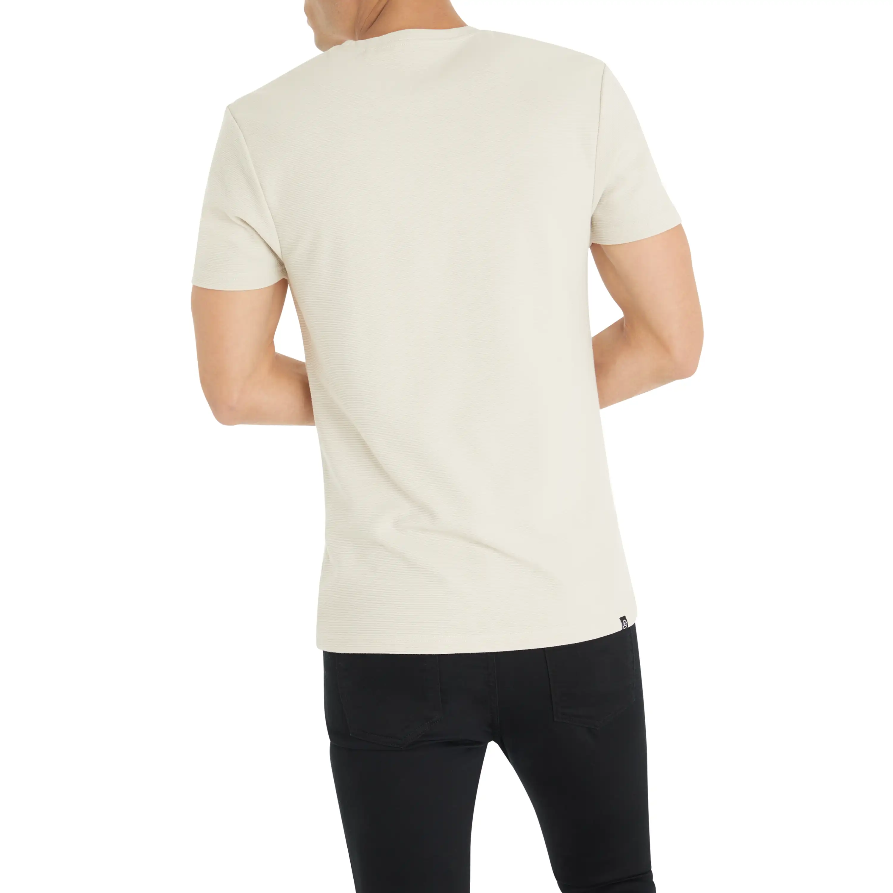 Oatmeal Korey Crew Neck Tee - Oatmeal