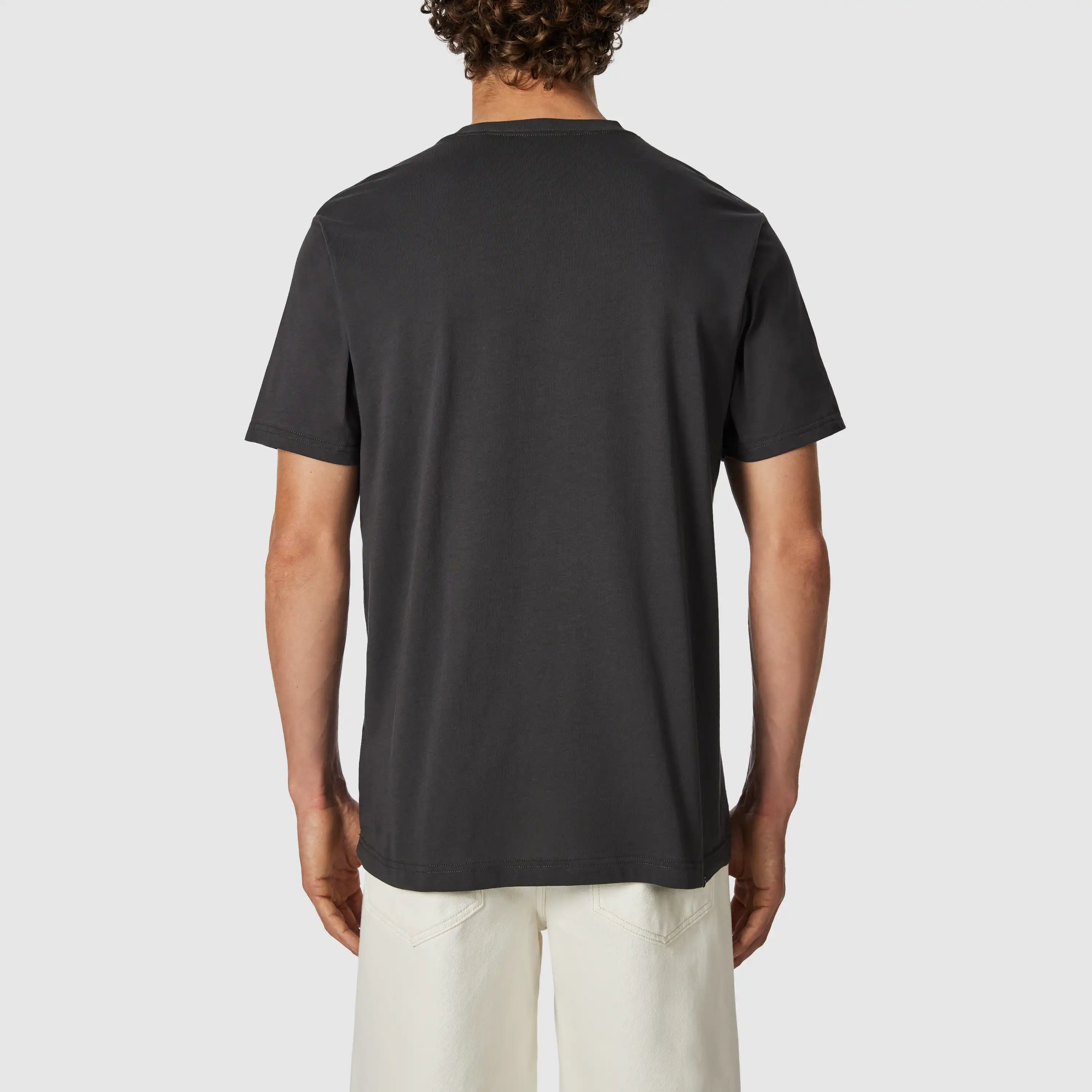 Charcoal Essential Crew Tee - Charcoal